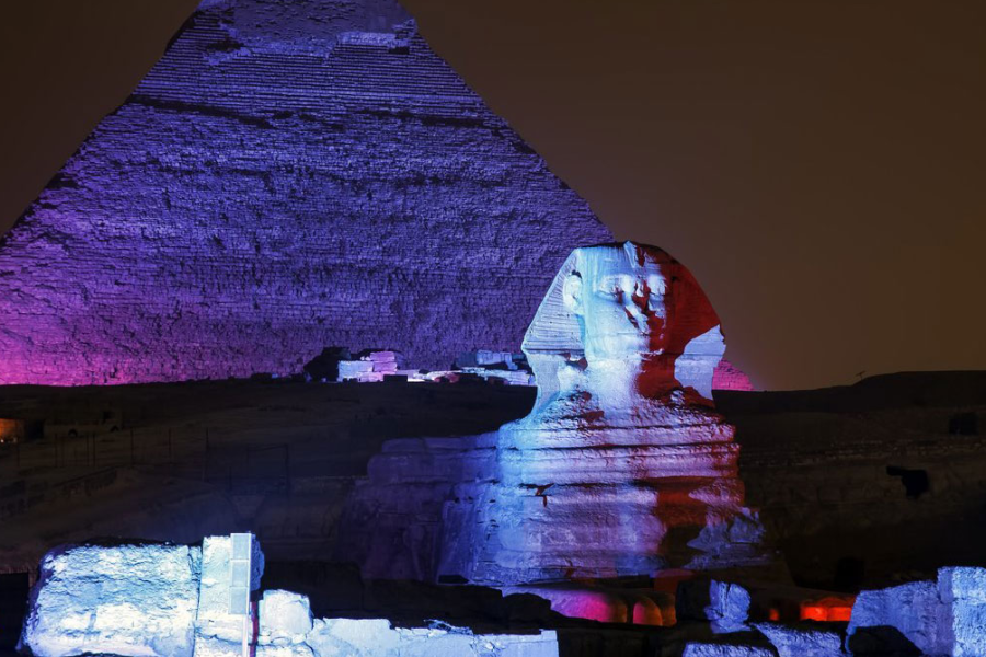 Sound & Light Show at Giza